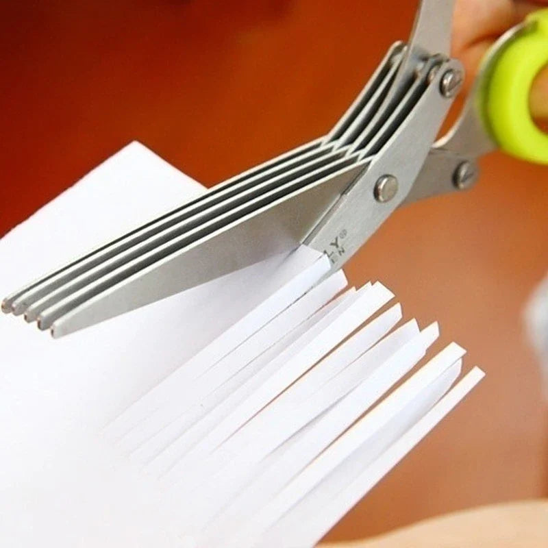 (đ„ Hot Sale-50% Off đ„) 5 Blade Kitchen Salad Scissors